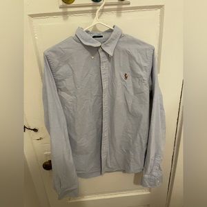 Ralph Lauren Sport Button Down Shirt - Oxford Blue